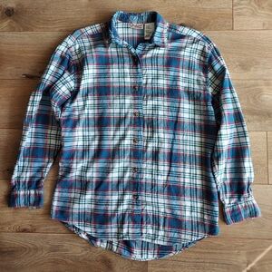 Blue and Red Women's Flannel